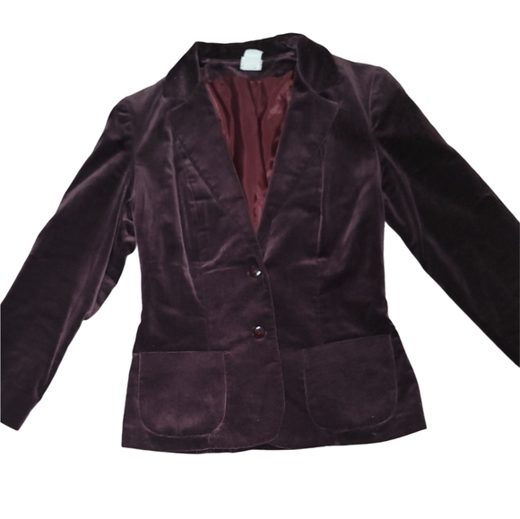Vintage "That's Me!" Elegant Women's Velvet Blazer - Picture 1 of 3